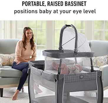 Graco Pack 'n Play Day2Dream Travel Bassinet Playard | Features Portable Bassinet, Diaper Changer... | Amazon (US)