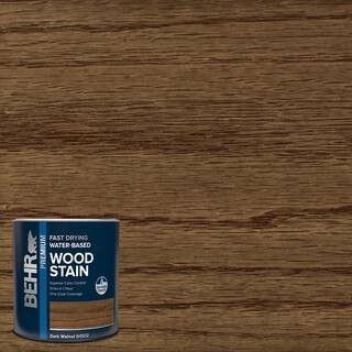 1 qt. #TIS-502 Dark Walnut Transparent Water-Based Fast Drying Interior Wood Stain | The Home Depot