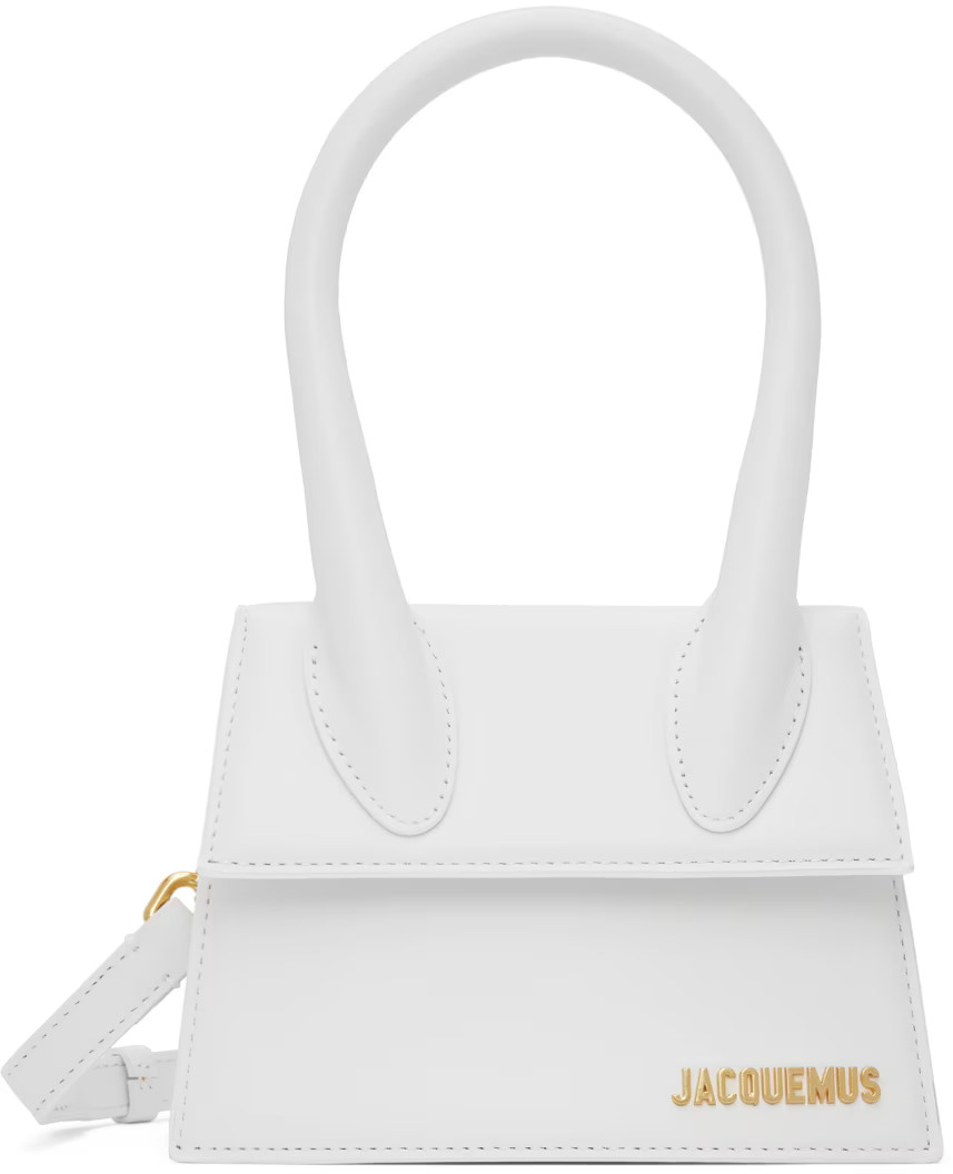 White 'Le Chiquito Moyen' Bag | SSENSE