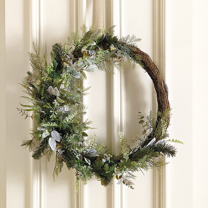 Frosted Winter Christmas Wreath | Ballard Designs, Inc.