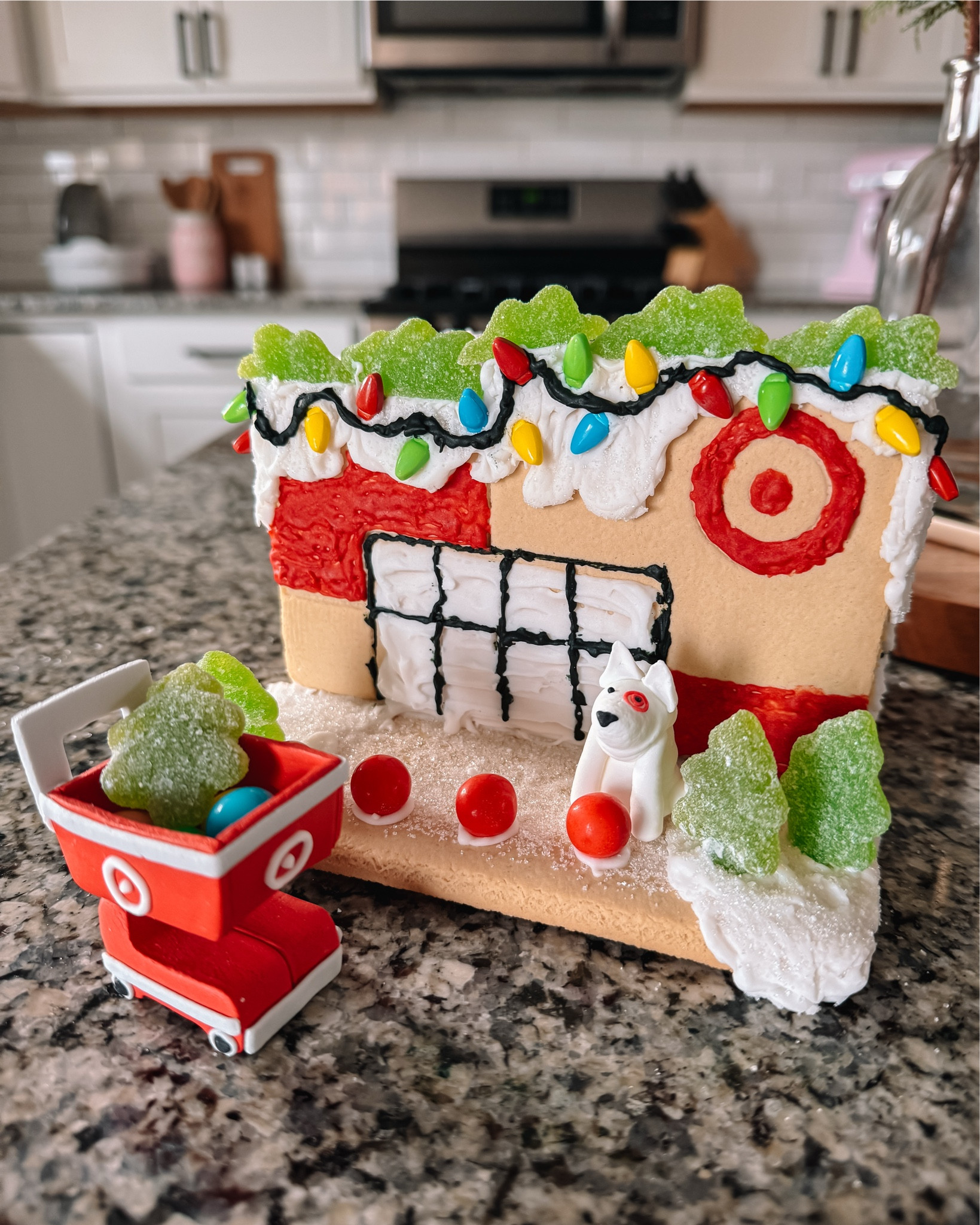 Packaging vs IRL: the Target Store Gingerbread House. So worth it, in my opinion!!

#LTKFamily #LTKSeasonal #LTKHoliday