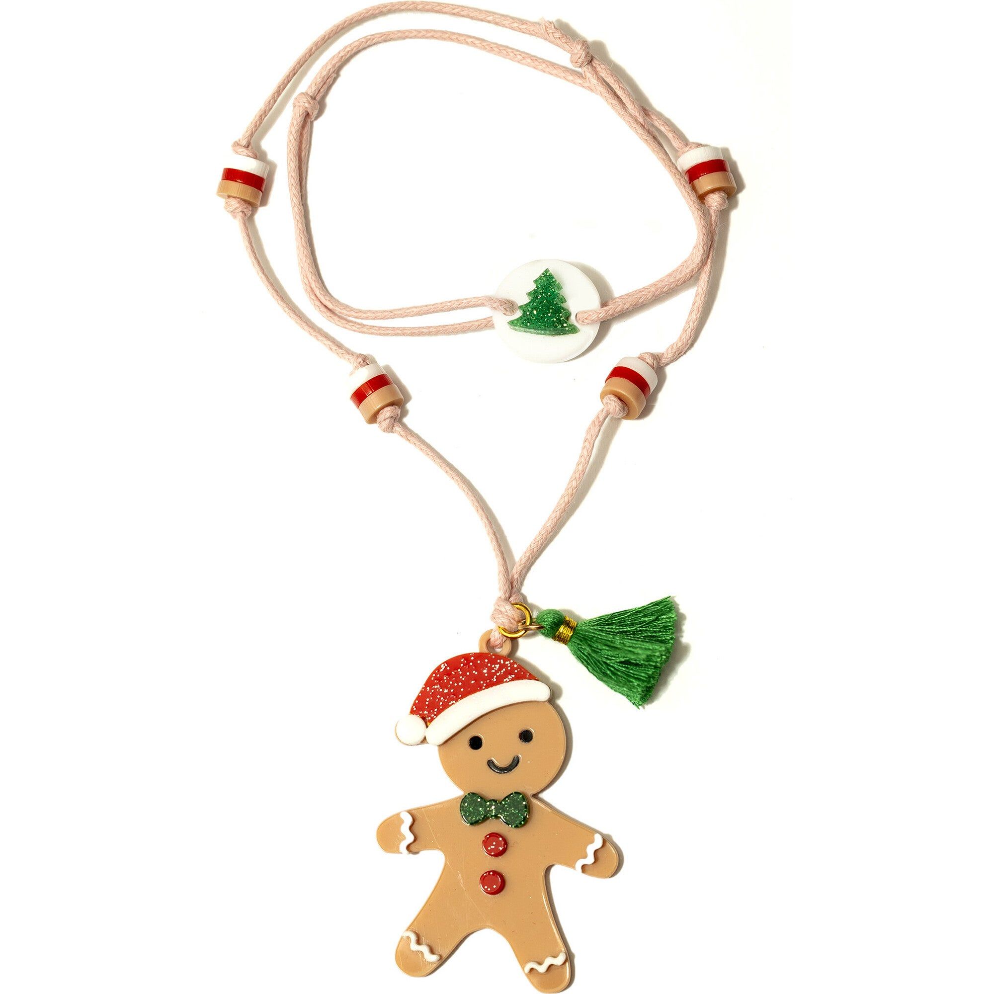 Happy Gingerbread Cookie Necklace | Maisonette