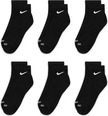 Dri-FIT 6-Pack Everyday Plus Cushioned Low Socks | Nordstrom