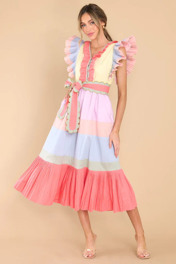 Marcellene Multi Dress | Red Dress 