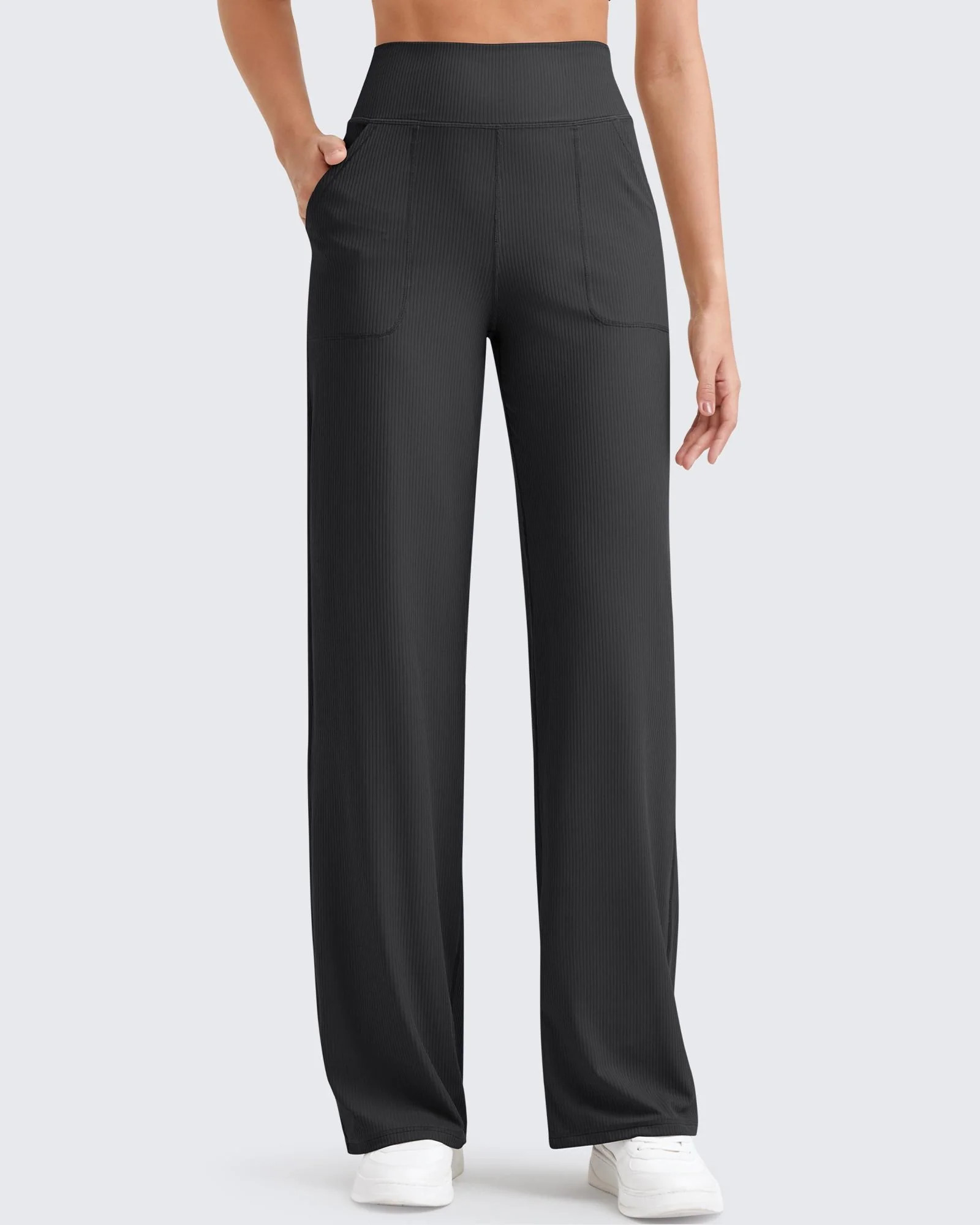 G4free Ribbed High-Rise Seamless Work Pants | g4free activewear