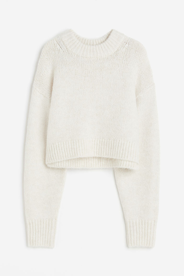 H & M - Short Sweater - White | H&M (US + CA)
