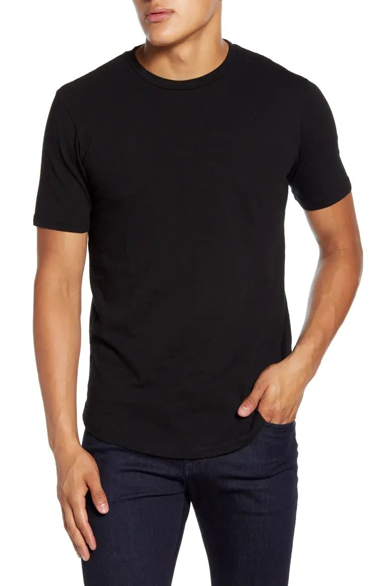 Triblend Scallop Crewneck T-Shirt | Nordstrom