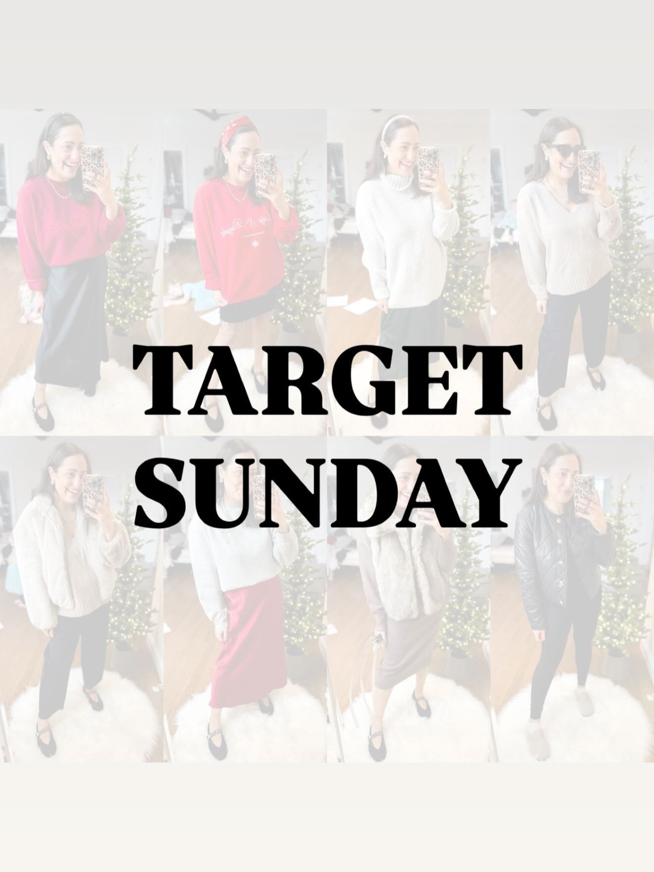 Restyling some recent favorites for #targetsunday today!! Head to my stories for a full try on of each outfit 🎯🎯

#target #targetstyle #targetfinds #targetfashion #holiday #holidaylooks #holidaystyle #holidayoutfit #holidayoutfitideas 

Comment SHOP below to receive a DM with the link to this post on my LTK ⬇ https://liketk.it/5AHGG #ltkholiday #ltkcyberweek #ltkgiftguide