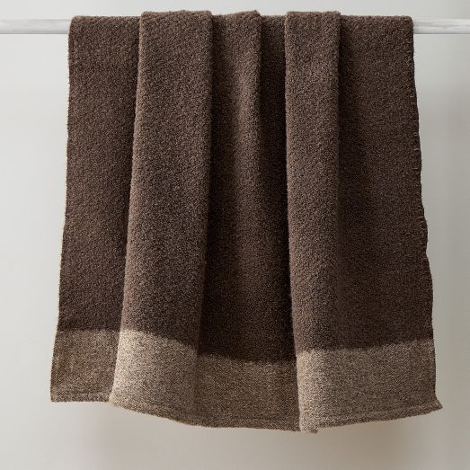 Basketweave Boucle Throw | West Elm (US)