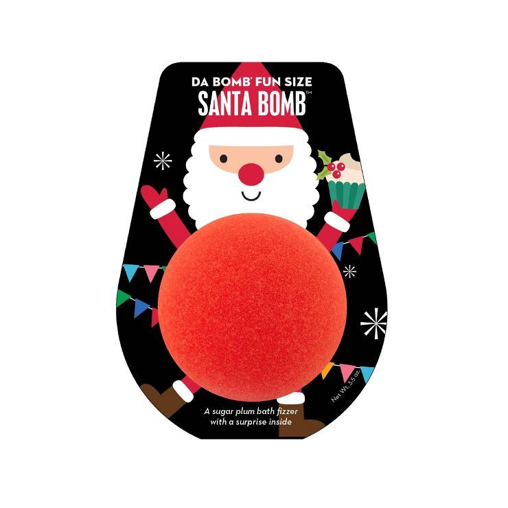 Da Bomb Bath Fizzers Santa Fun Size Bath Bomb - 3.5oz | Target