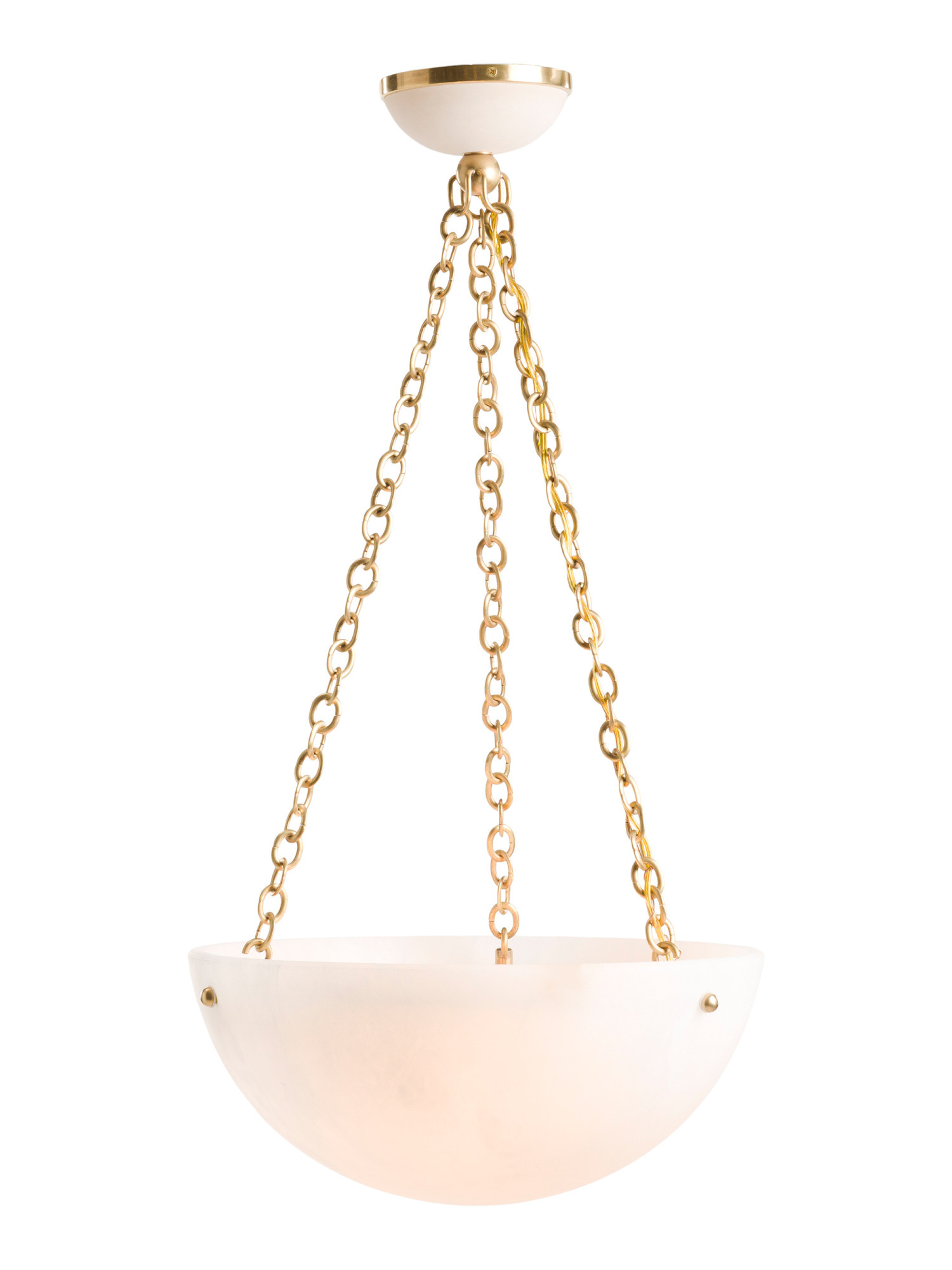 30.75x16 Oconnor Alabaster Hand Rubbed Finish Chandelier | Marshalls
