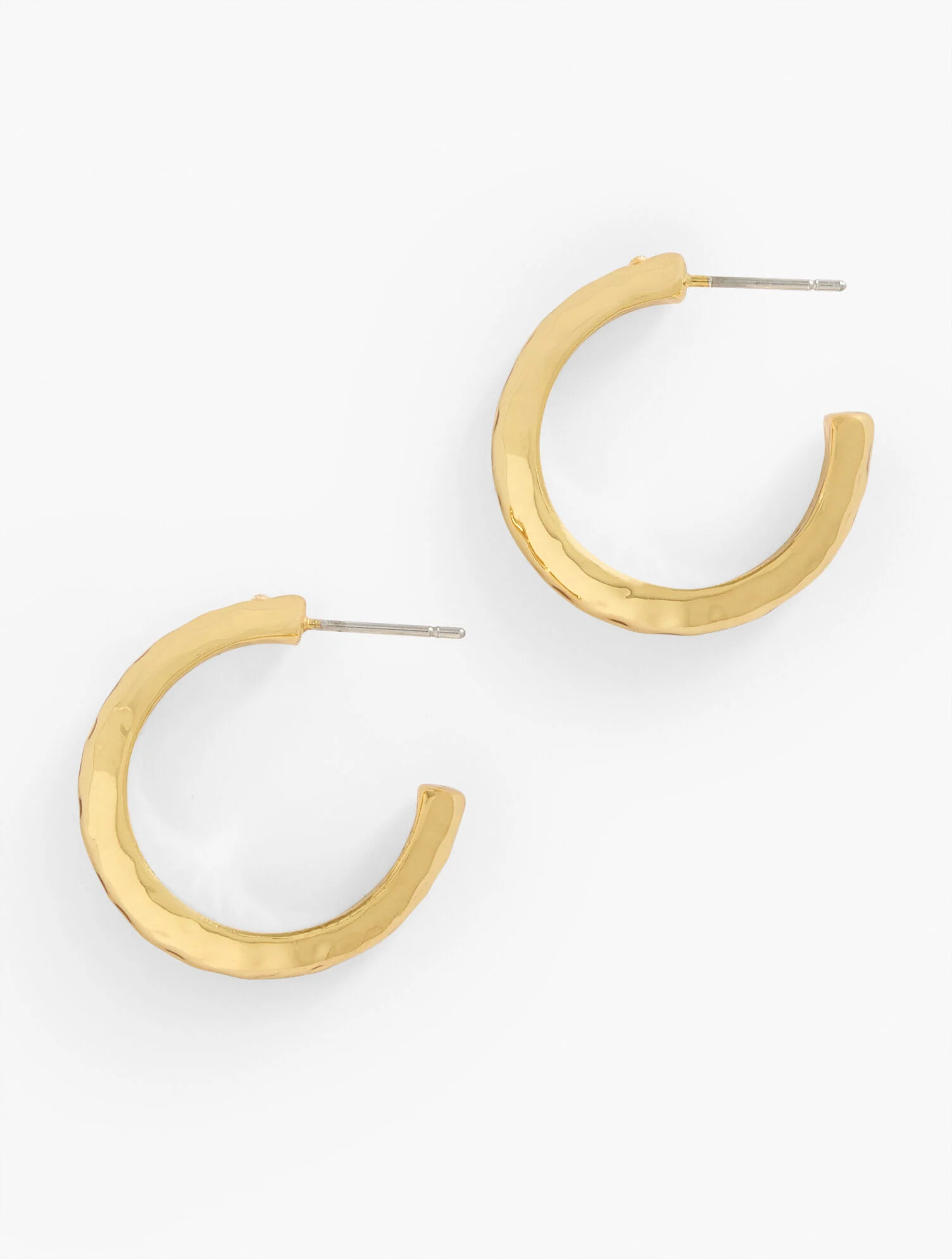 Hammered Hoop Earrings | Talbots