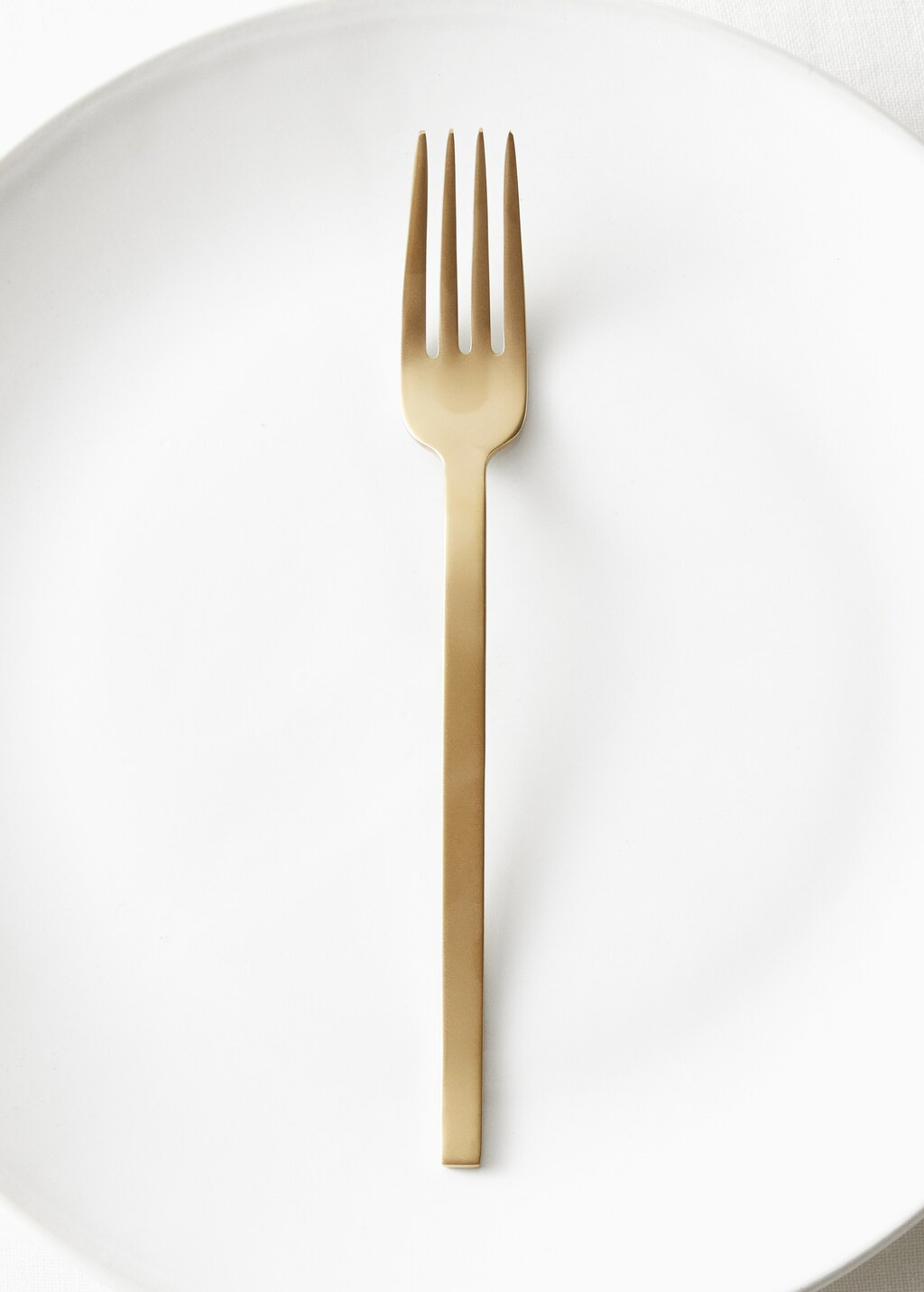 4er-Pack goldfarbene Gabeln aus 100 % Stahl | MANGO (DE)