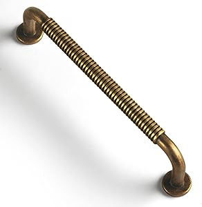 Goo-Ki 6 Pack Antique Brass Swirl Cabinet Bar Handles 5-Inch(128mm) Center to Center Home Improve... | Amazon (US)