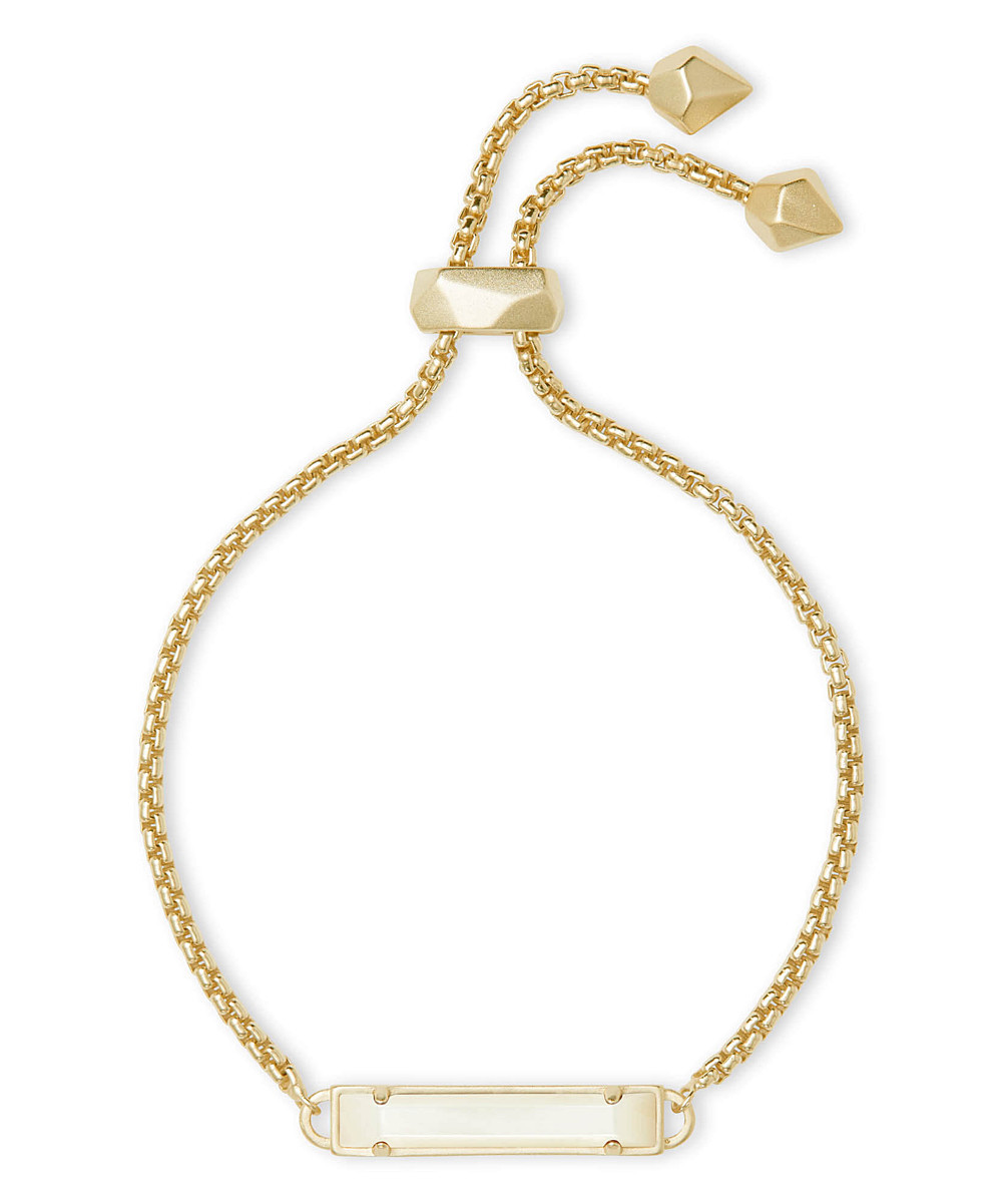 Kendra Scott Women's Bracelets GOLD - White Mother-Of-Pearl & 14k Gold-Plated Stan Bracelet | Zulily