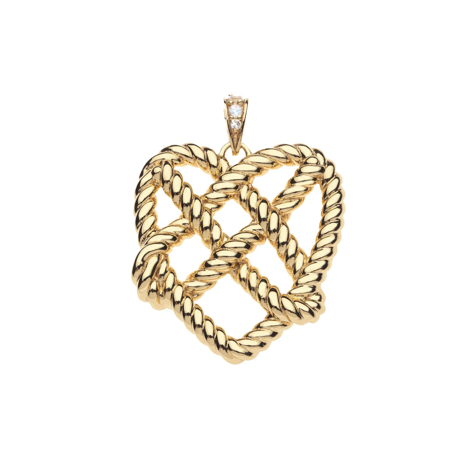 LOVE In a Knot Heart Pendant | Jane Win
