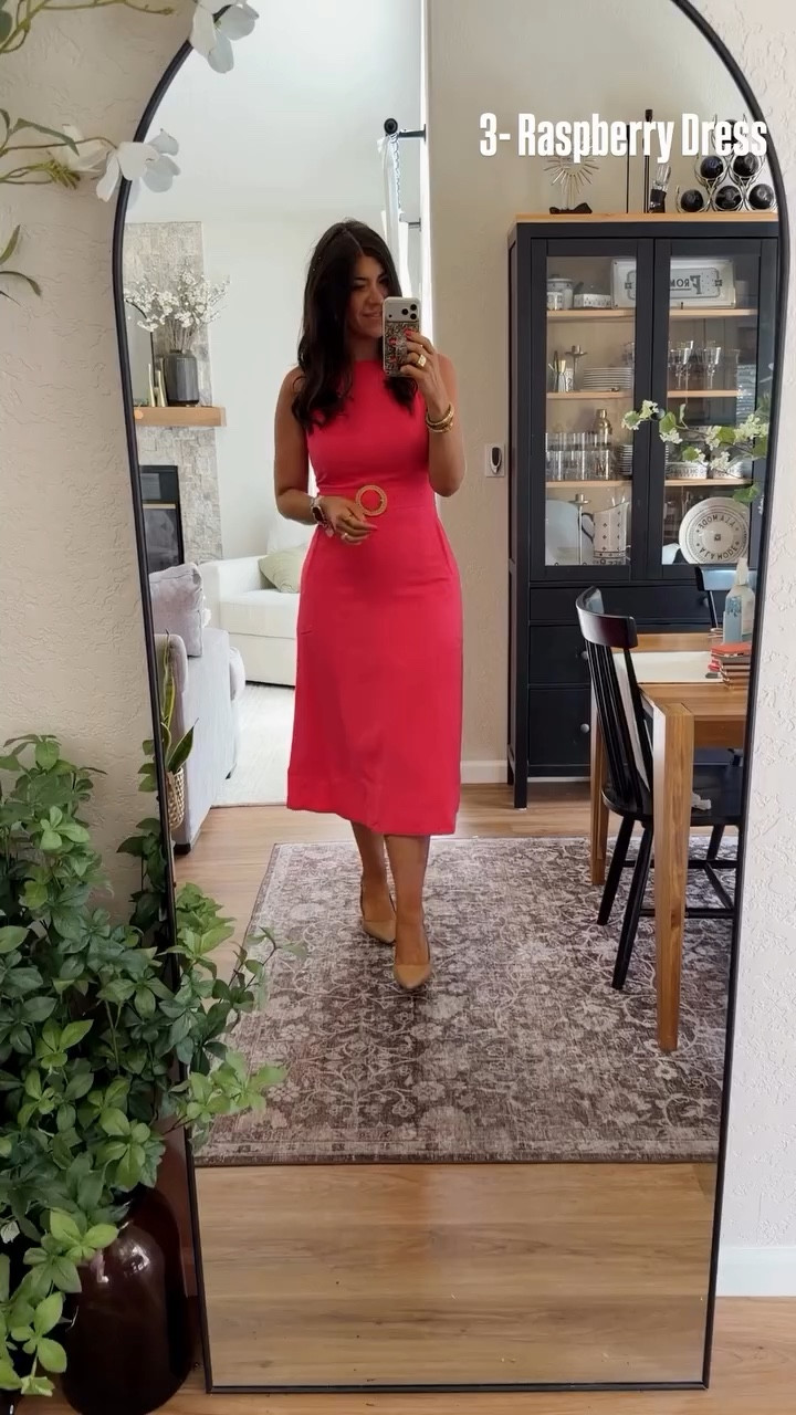 3- Raspberry Dress
