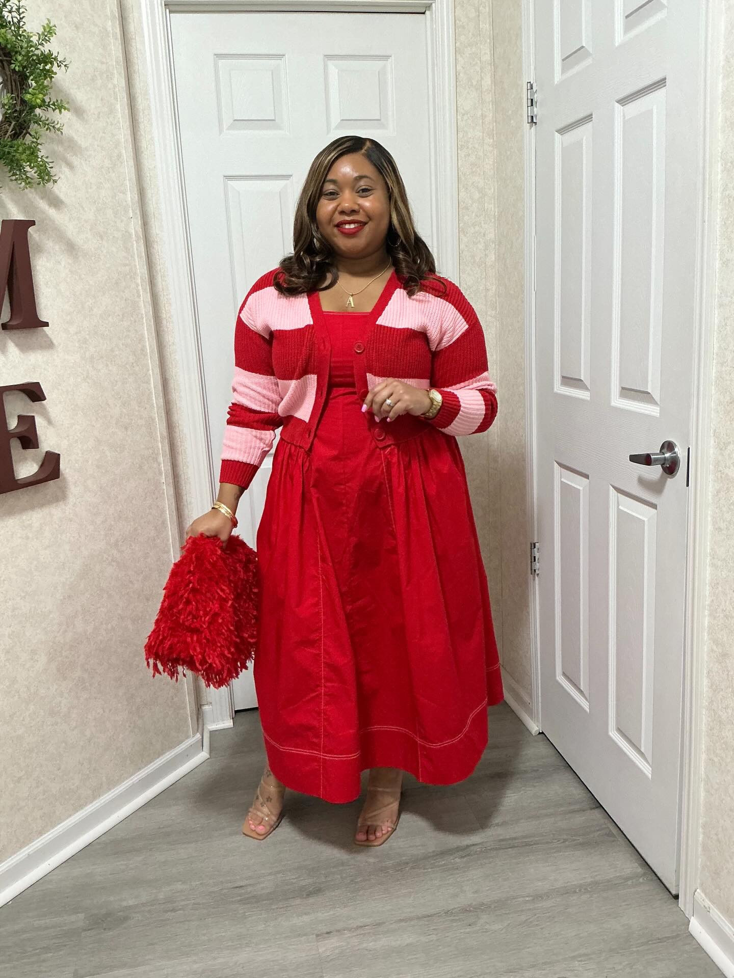 @walmart did not come to play with the Valentine’s Day looks! Shop this look in my bio on my Walmart storefront ❤️🩷 hair @luvmehair @walmartstyle @walmartcreator #fy #outfitinspo #valentinesday
