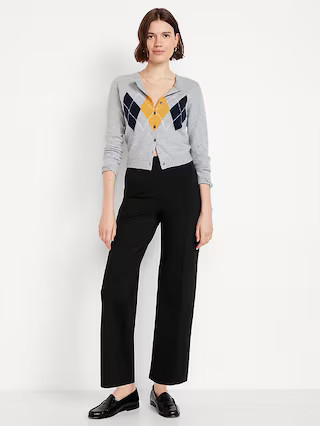 Extra High-Waisted Stevie Straight Pants | Old Navy (US)