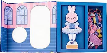 Stephen Joseph, Magnetic Dress Up Doll Bunny and Mouse | Amazon (US)