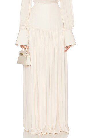 Makenzie Off Shoulder Sweater in Vanilla | Revolve Clothing (Global)