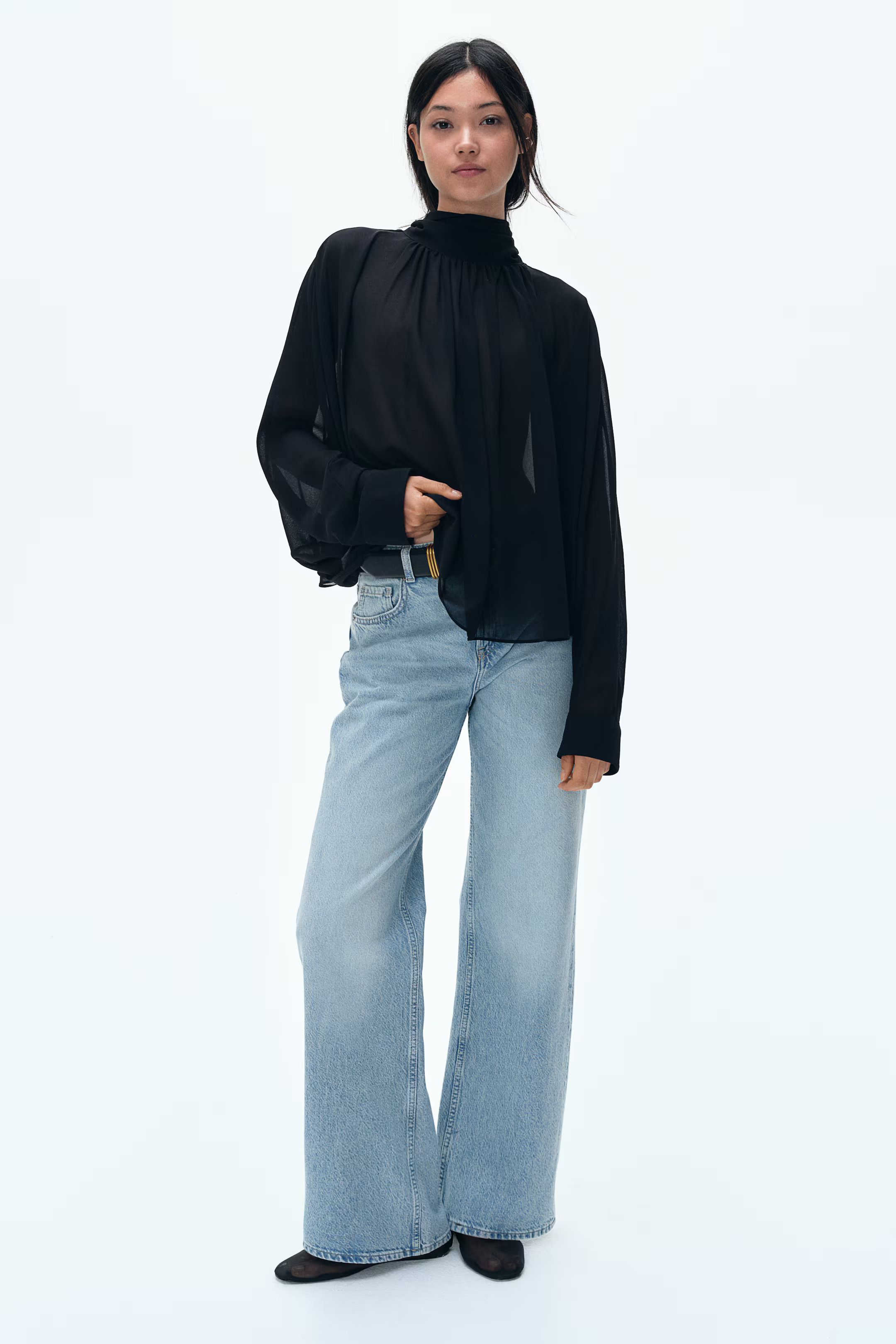 Bleecker High Rise Wide Leg Jeans | H&M (US + CA)