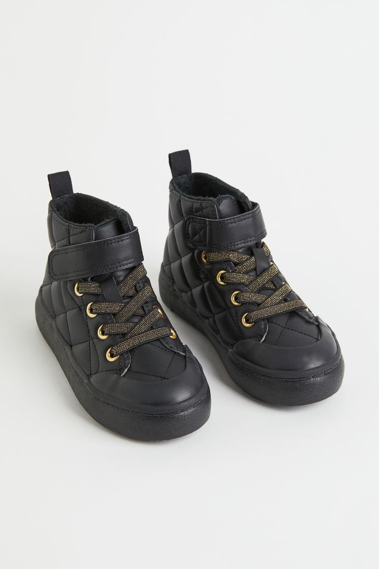 Faux Shearling-lined High Tops | H&M (US + CA)