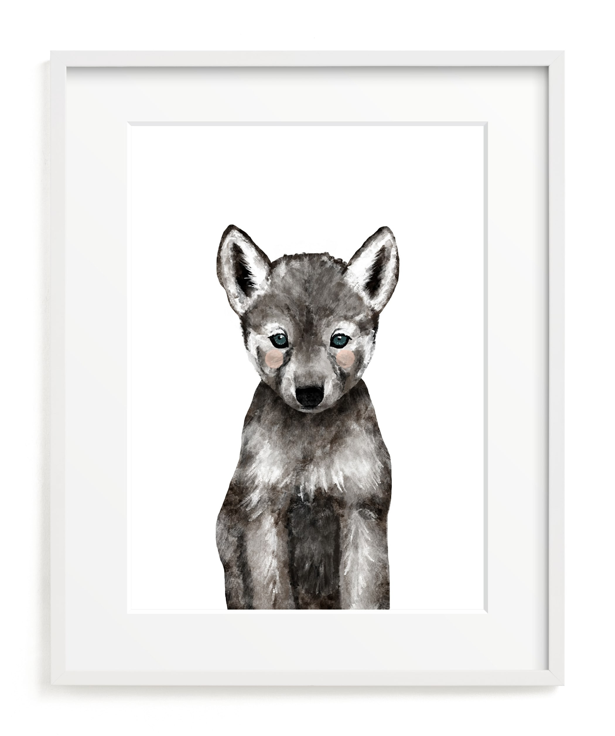 "Baby Animal Wolf" - Art Print by Cass Loh. | Minted