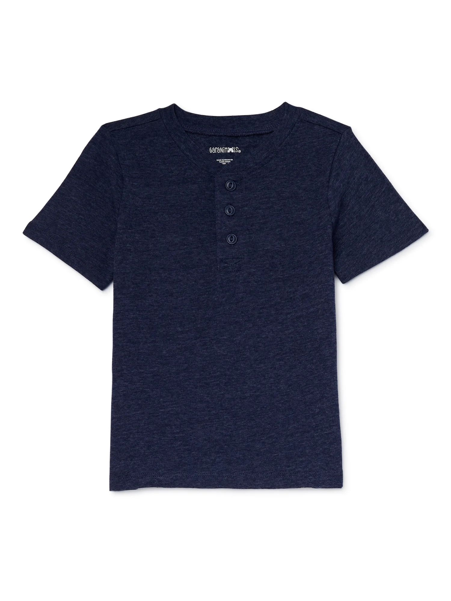 Garanimals Toddler Boy Short Sleeve Henley T-Shirt, Sizes 18M-5T | Walmart (US)