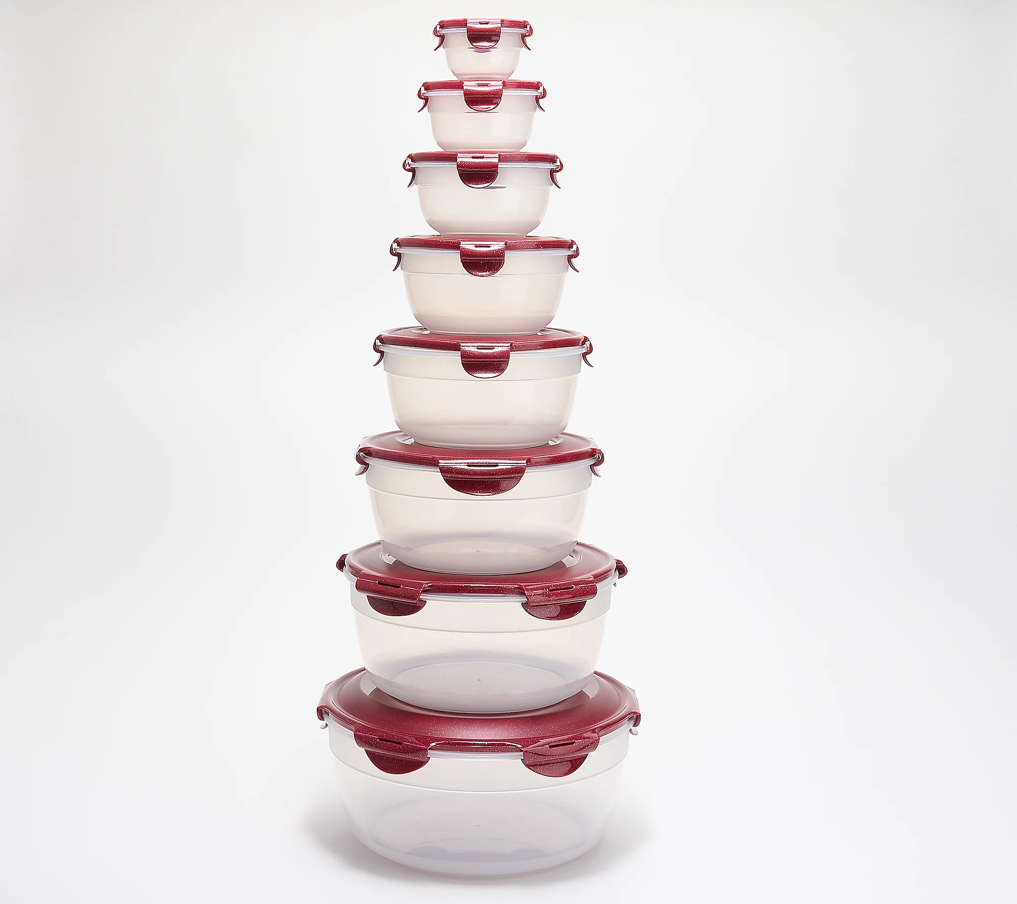LocknLock 8-Pc Nestable Bowl Set w/ (1) Handle Lid | QVC