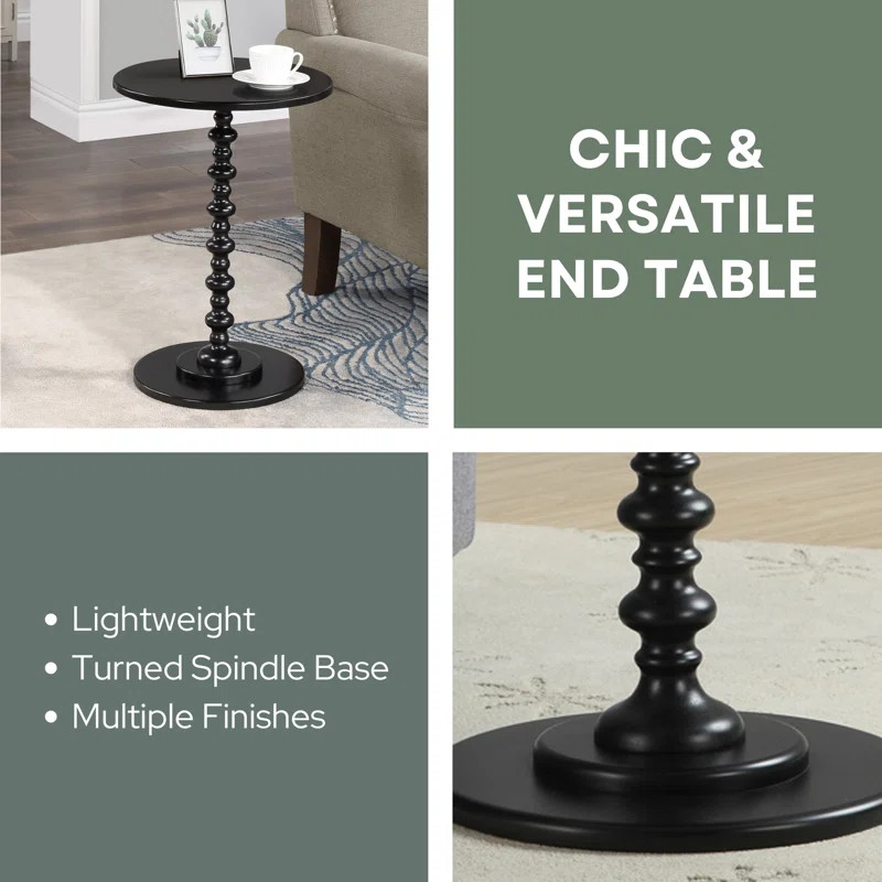 Pettegrow Pedestal End Table | Wayfair North America