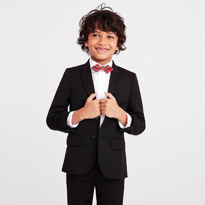 Boys' Ludlow peak-lapel tuxedo jacket in Italian wool | J.Crew US