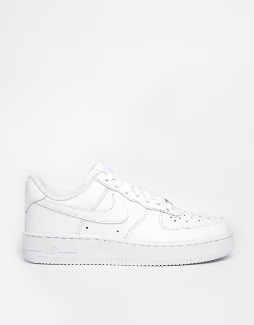 Nike white air force 1 '07 sneakers | ASOS US