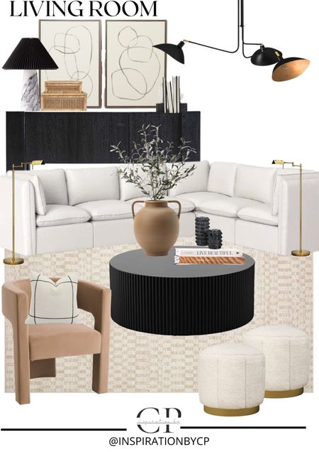MODERN LIVINGROOM INSPO
Home decor, living room furniture, lighting, modern home, sofa, sectional, fluted, coffee table, sideboard, accent chairs, affordable finds, crate and barrel, cb2, target styled ottoman, area rugs, lamps

#LTKhome #LTKstyletip #LTKFind