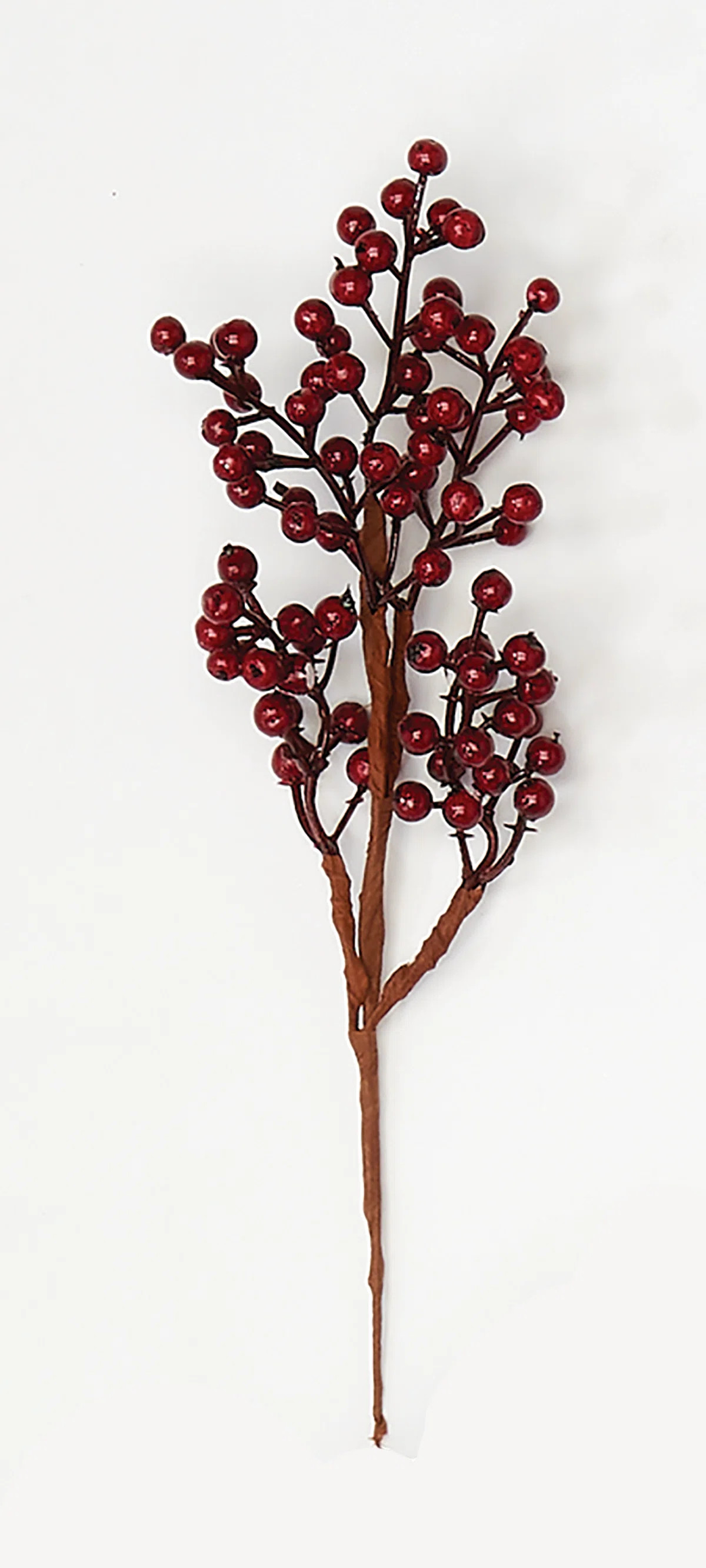 11" Artificial Weatherproof Berry Holiday Spray, Burgundy (Set of 5) | Wayfair North America