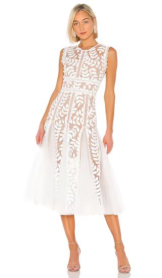 Saba Blanc Midi Dress | Revolve Clothing (Global)