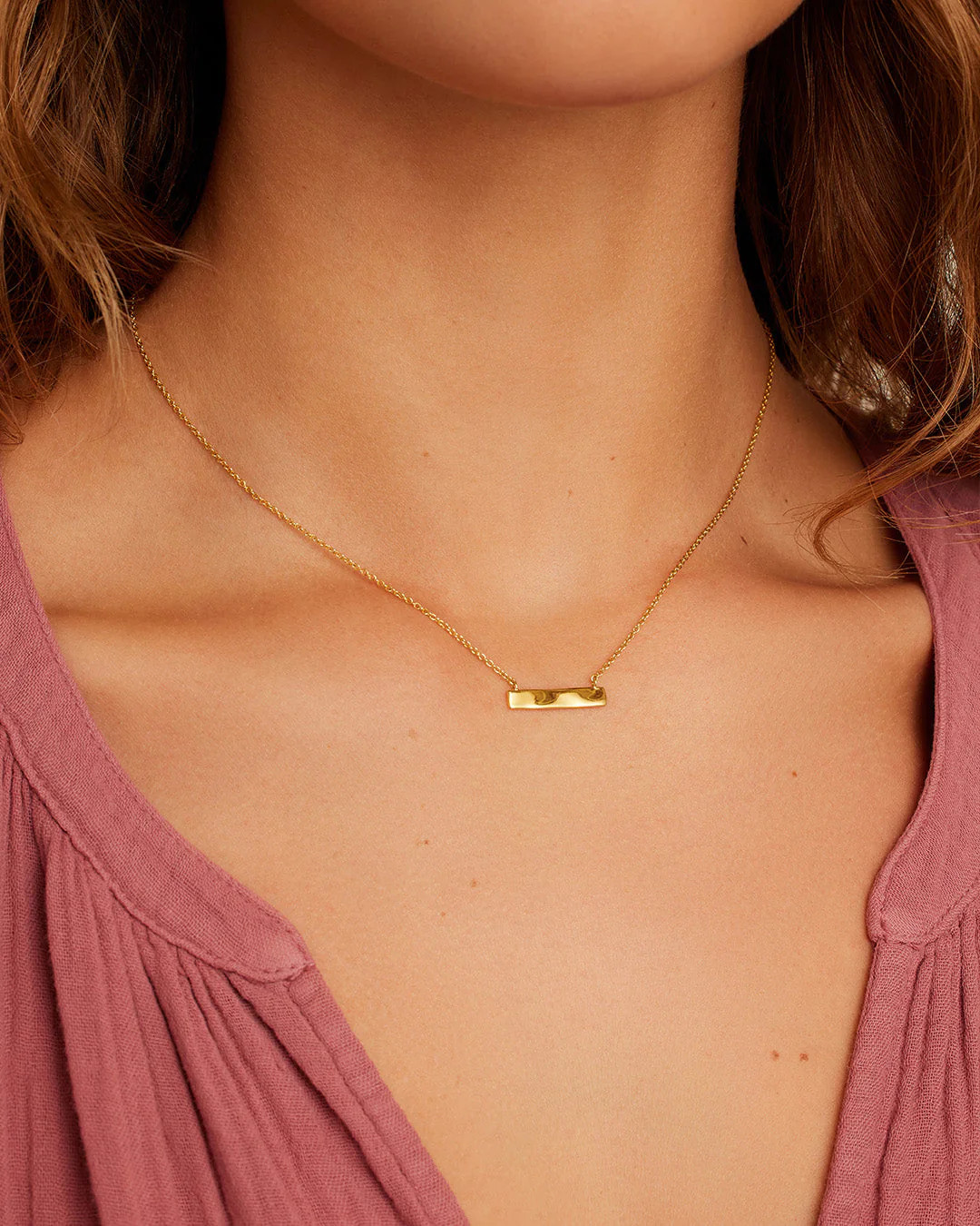 Bespoke Plate Necklace (gold) | gorjana