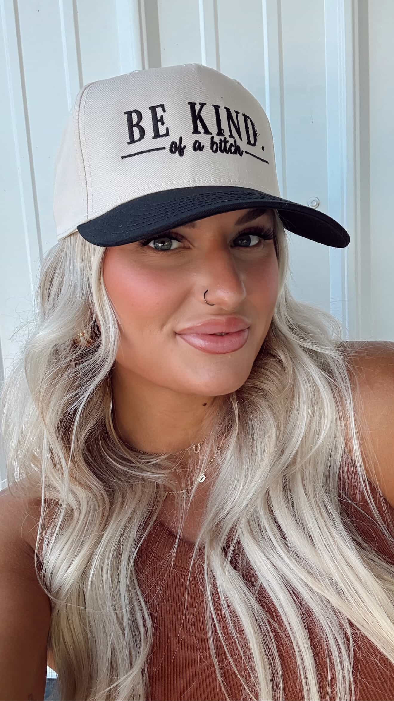 Be Kind. of a B Trucker Hat | Willow Boutique