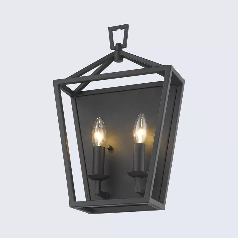 Metro Old World Charm 2-Light Dimmable Candle Wall Light | Wayfair North America