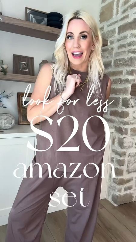 $20 amazon set! There is a similar one that is $78! This is a great look for less and can be dressed up or down. I’m wearing a size small. I like that it can be super casual, also can be worn on vacation or over a swimsuit! Comes in several colors
.
#fyp #amazon #amazonfinds #amazonfashiom #amazon #grwm #ootd #casualstyle #casualfashion #grwmreels #size6 look for less. Inspired by #pinterestinspired #petitefriendly 


#LTKmidsize #LTKsalealert #LTKfindsunder50
