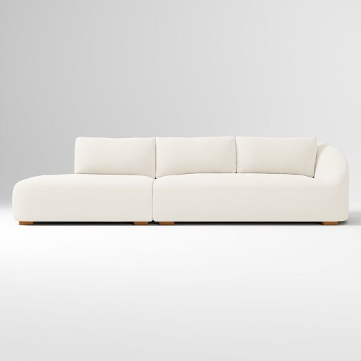 Aviana 2-Piece Bumper Sofa (123") | West Elm (US)