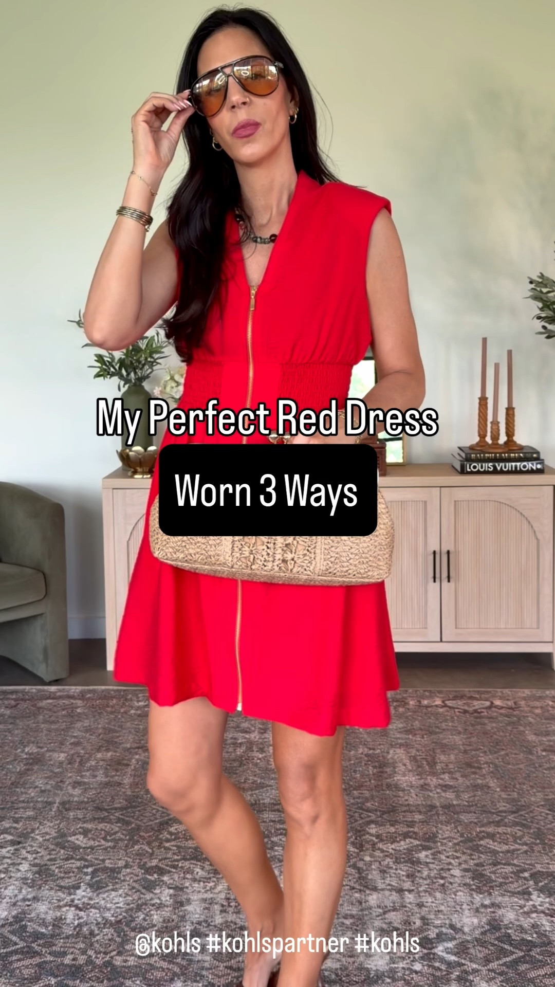 Down to just $31 with code GET20 ❤️
One dress, three vibes- wearing a small 
☀️ Casual daytime with a straw hat and sandals- beach ready 
🍹 Dinner out with a woven clutch and heeled sandals
✨ Date night or event-ready with a chic black bag and statement heels

Lightweight, flattering, and the gorgeous red color does all the work for you (comes in a second color). This is the kind of dress you’ll wear on repeat all summer long.

@kohls #kohlspartner #kohls

#LTKootd #LTKU #LTKOver40