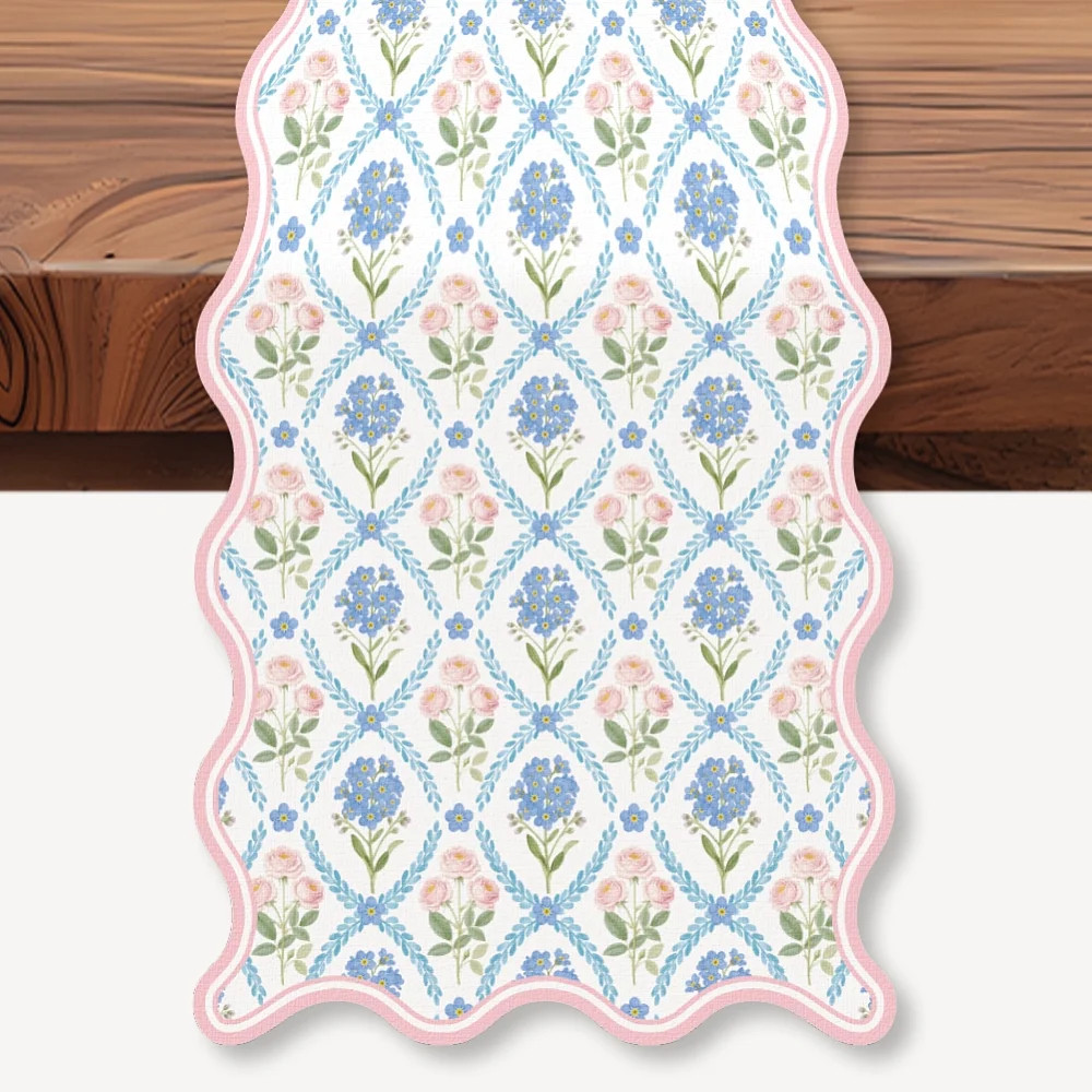 Watercolor Rose Flower Table Runner 13x72 Inch Seasonal Spring Summer Kitchen Dining Table Decora... | Walmart (US)