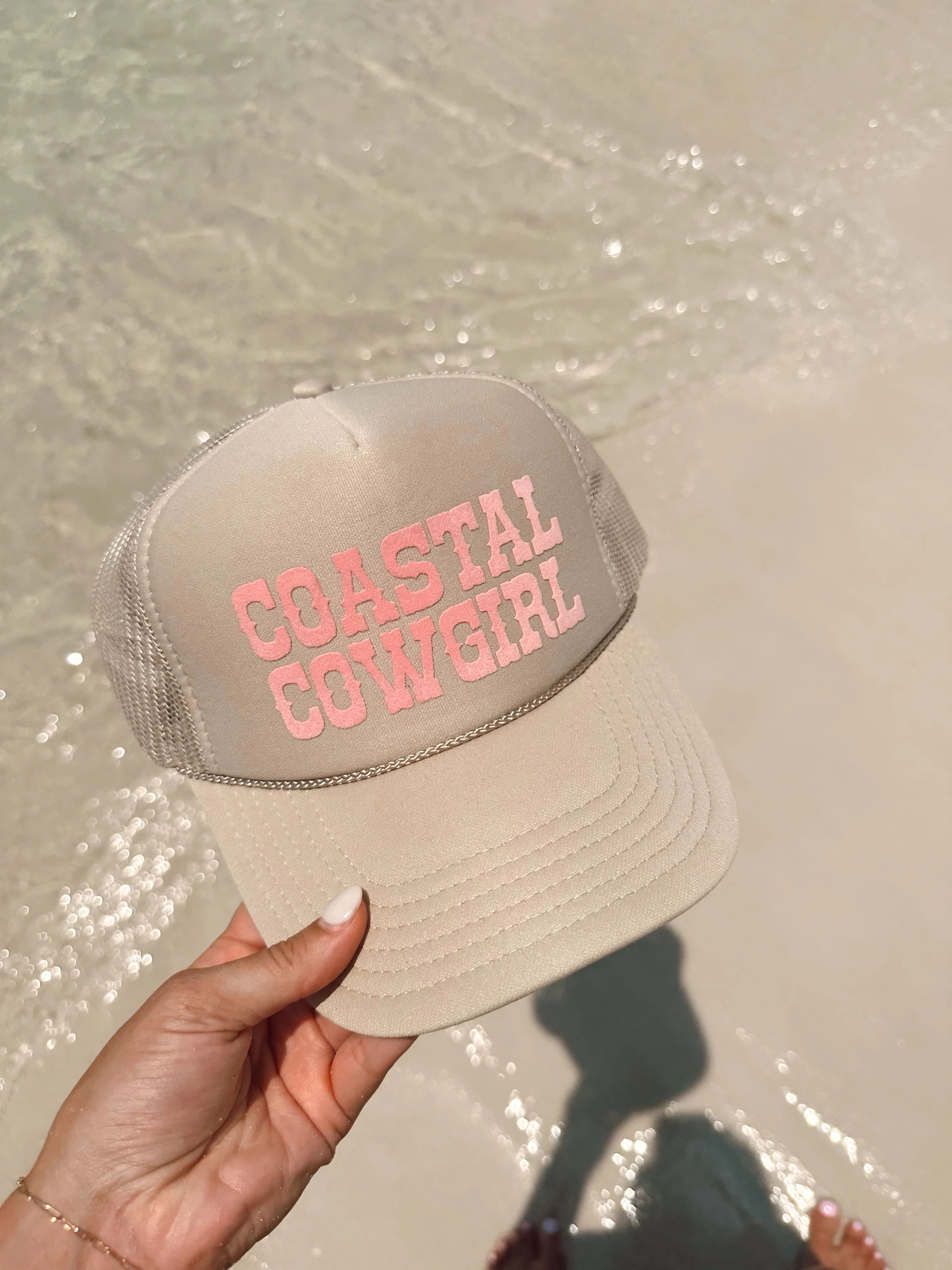 Coastal Cowgirl Trucker Hat | KenzKustomz