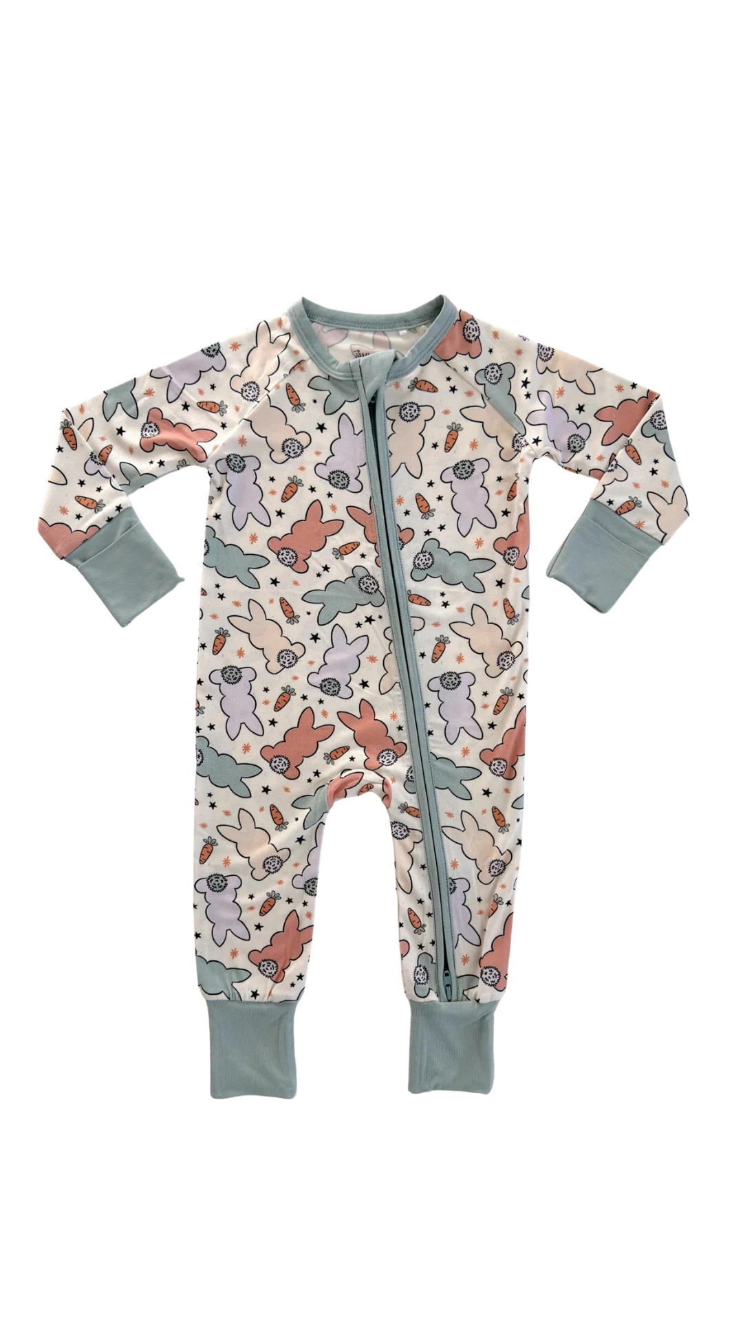 Bunny Hop Zipper Romper | In My Jammers