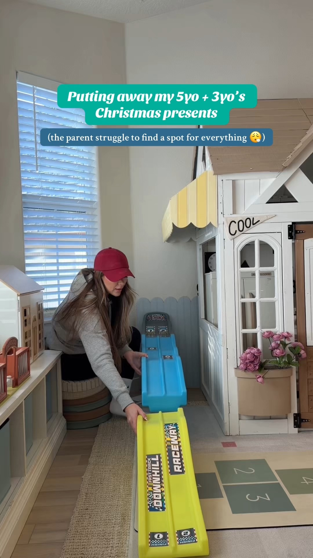 it that parent struggle to find a place for everything
I absolutely love watching my kids open their gifts and see their excitement about everything that we picked out for them! But I always catch myself wondering where in the world am I going to put everything. Here is how I organized my kids toys this year! I use clear containers to tuck away all of their small toys and crafts and it helps so much! I also like using these bigger metal bins in their playroom to store their bigger toys and I rotate toys on top of the benches in their playroom for them to play with! I didn't love where I put some of the bigger toys, but we are somewhat limited on space so we are just going to roll with it!
Then all of the other miscellaneous toys just end up in random cabinets around our house
#motherhood #toystorage #organize

#LTKHome #LTKBaby #LTKKids