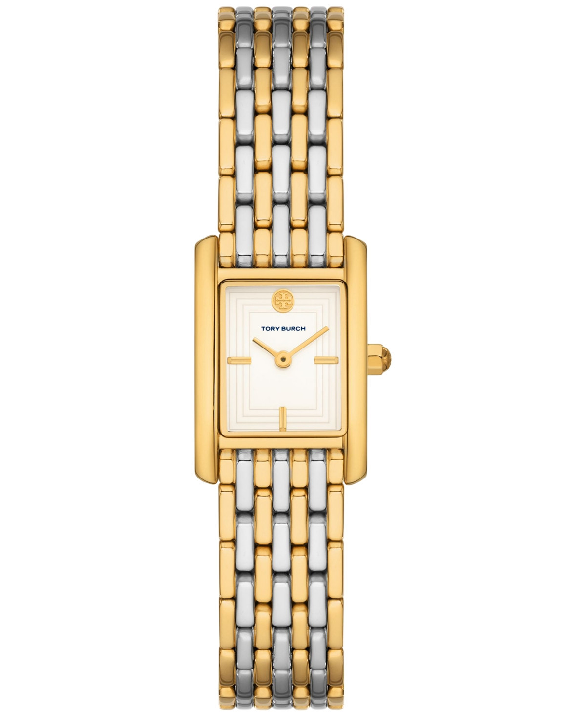 Tory Burch Women's The Eleanor Two-Tone Stainless Steel Bracelet Watch 19mm - Multicolor | Macy's