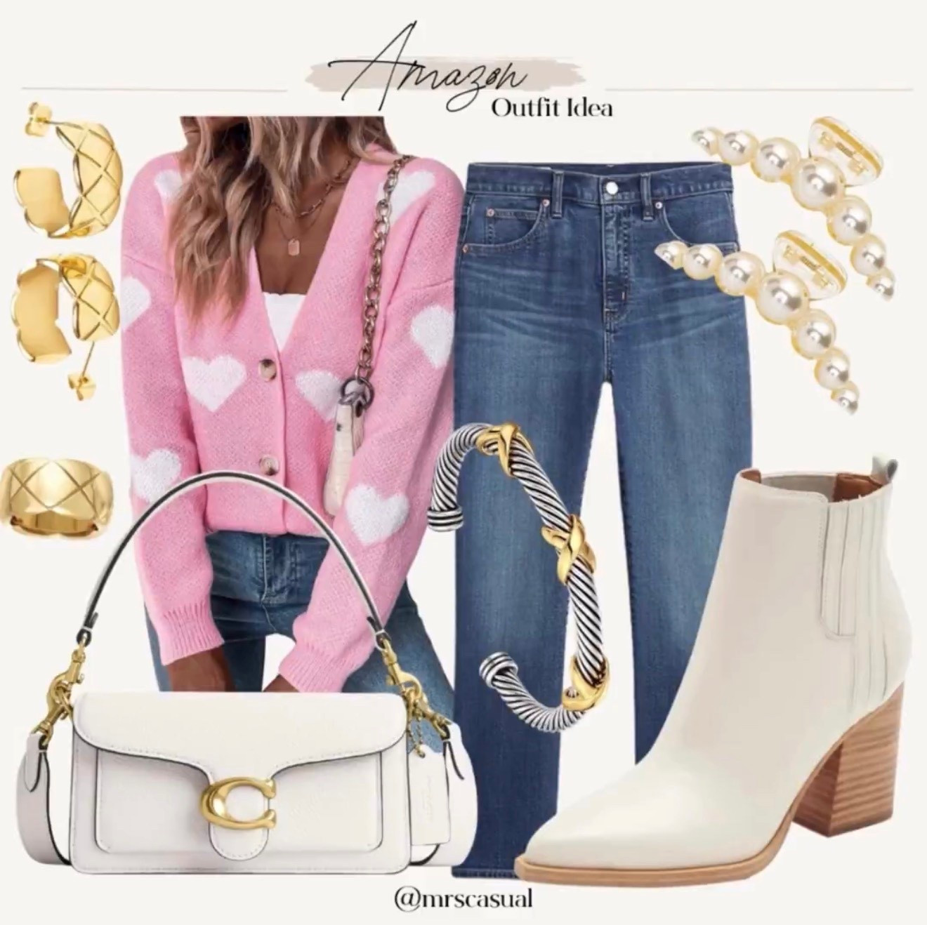 This is the kind of outfit that sells out fast… heart cardigan + perfect jeans = yes 🔗⬇️

#LTKOver40 #LTKmomlife #LTKgrwm