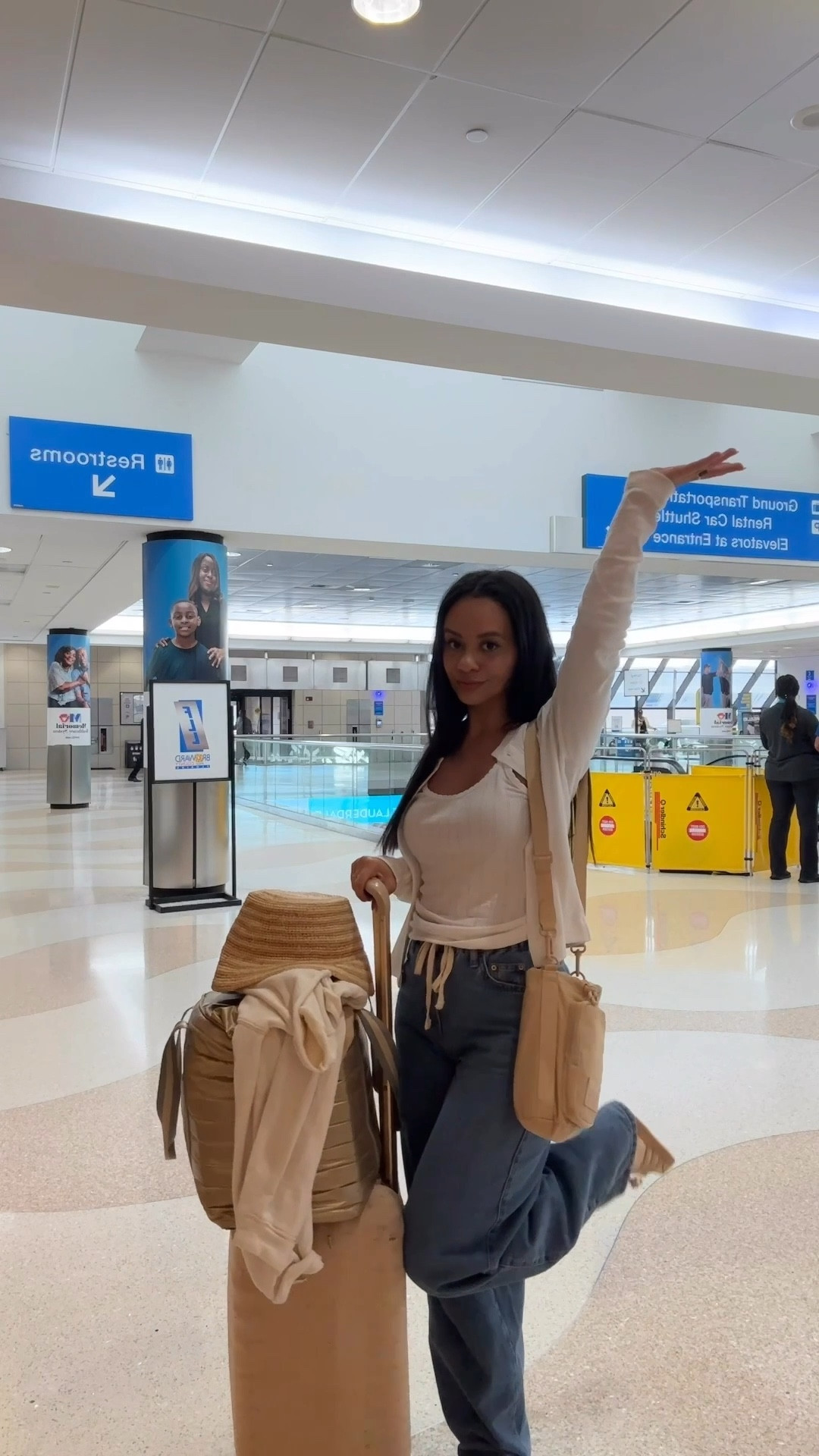 Airport OOTD for a morning of travel. XS top, 26 pant. 

#LTKTravel #LTKStyleTip #LTKShoeCrush