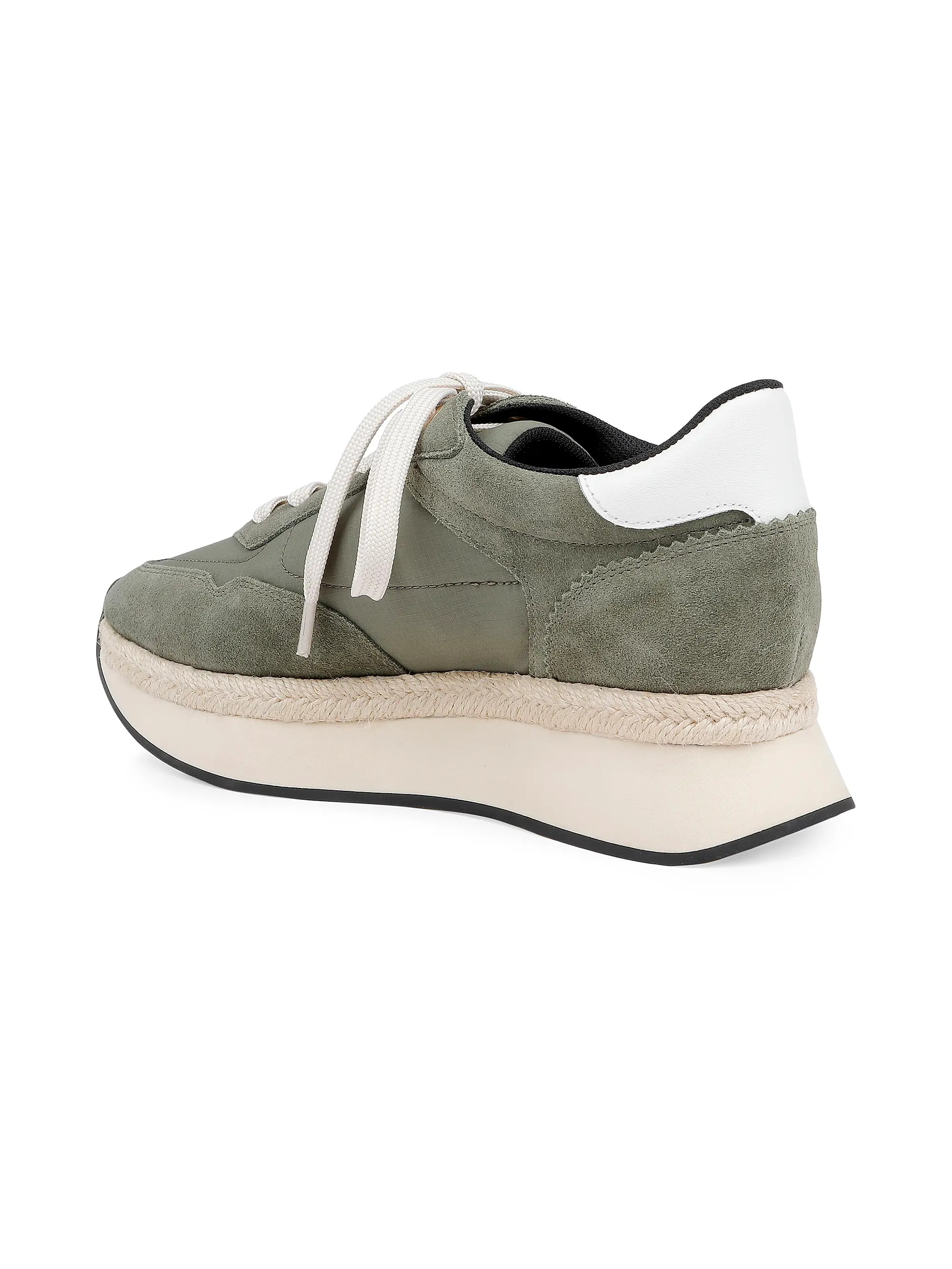 Ivone Suede & Nylon Platform Sneakers | Saks Fifth Avenue